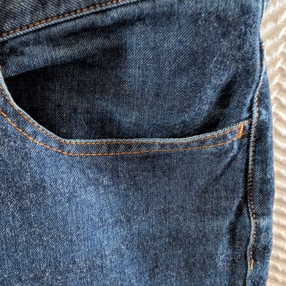 Theory Women's Blue Bootcut Jeans Low-Mid Rise Size 8 Denim Casual - Picture 6 of 8